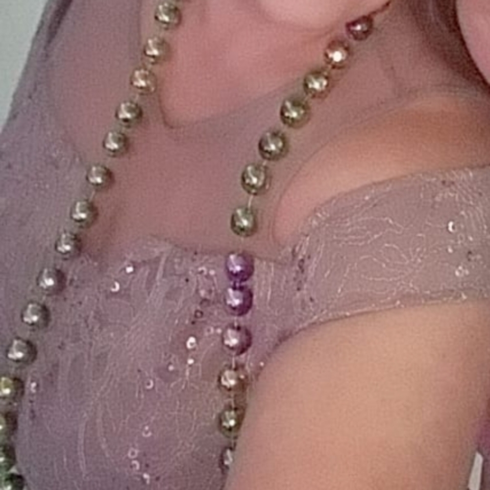 Formal Mermaid Floor-length Mocha Sequin Lace Gown - Picture 6 of 7